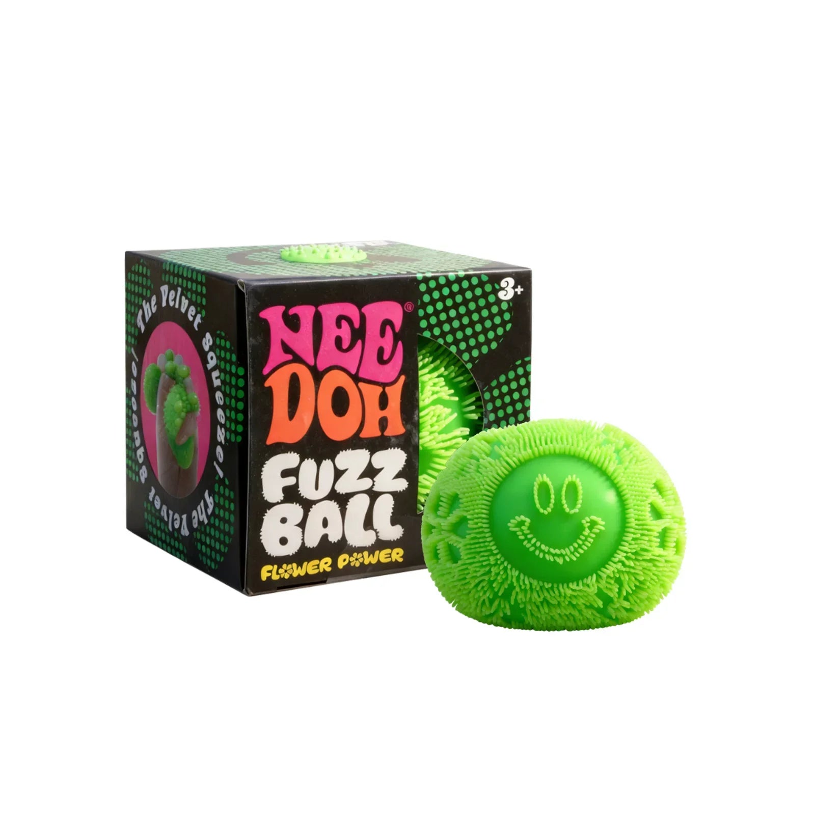 Kawaii Nee Doh Fuzz Ball Stress Ball Blind Box Soft Fluffy Squeeze Toys Anti-Anxiety Squishy Ball Portable Office Relaxing Gift