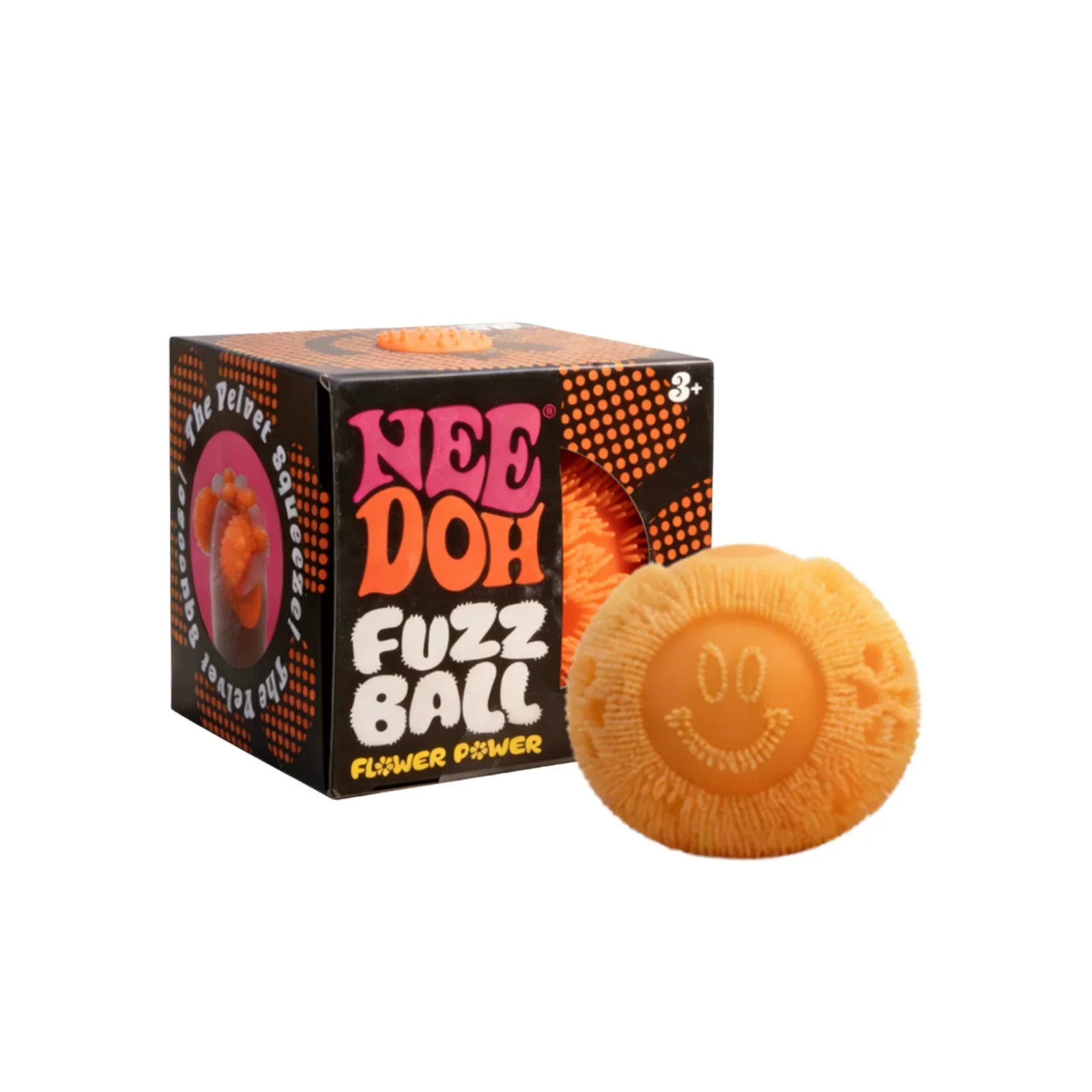 Kawaii Nee Doh Fuzz Ball Stress Ball Blind Box Soft Fluffy Squeeze Toys Anti-Anxiety Squishy Ball Portable Office Relaxing Gift